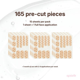 Hyaluronic acid and centella visual next to Natsu pack highlighting soothing hydration