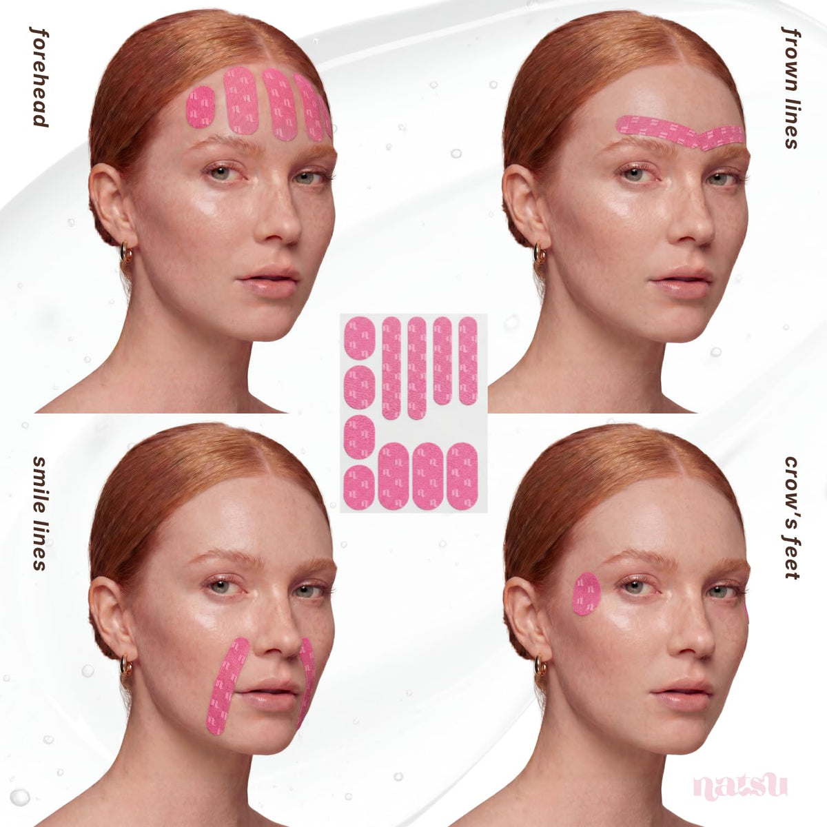 Natsu ingredient label featuring hyaluronic and centella for soothing