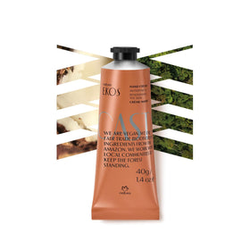 natura Castanha hand cream tube front view showing product branding and compact size