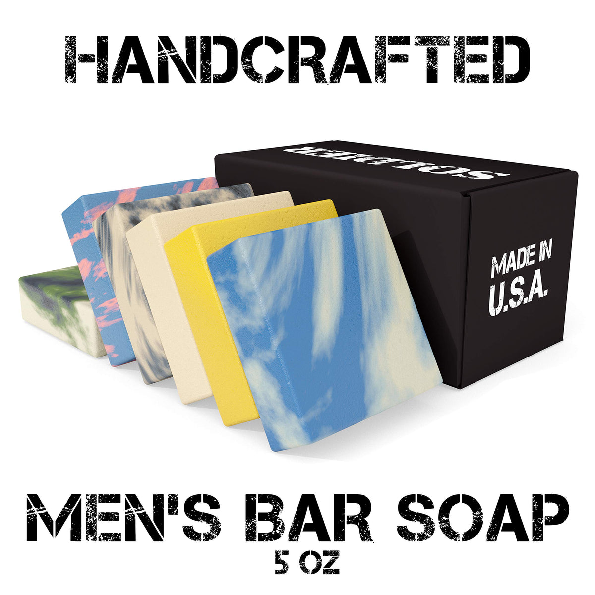 NATURAL AMERICAN lifestyle bathroom display with bars and towel showing premium grooming routine benefit