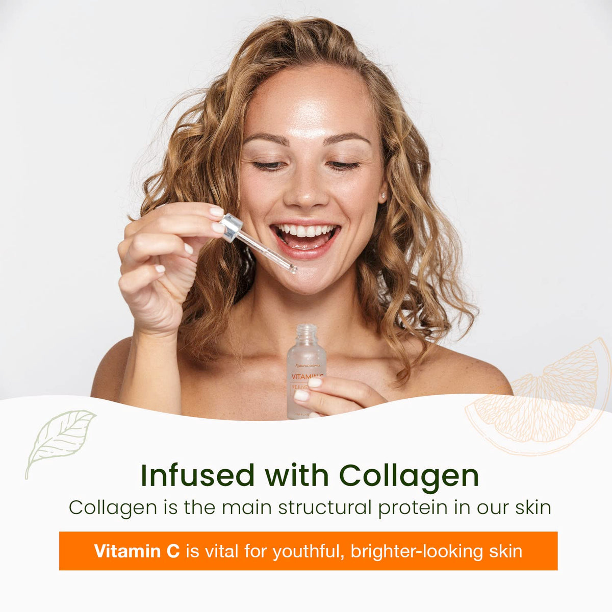 Natural Chemist label close-up showing dermatologist-tested and ingredient clarity