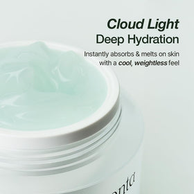 NATURAL DERMA PROJECT applied to sunburned cheek illustrating soothing effect