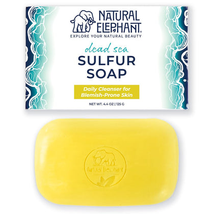 Natural Elephant front packaging showing soap bar and benefits
