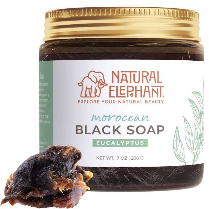 Natural Elephant front jar label showing product name and benefit