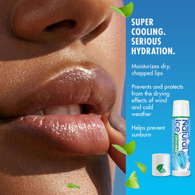 Natural Ice balm texture close-up showing smooth moisturizing finish