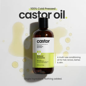 natural outcome castor oil precision dropper close-up for measured application