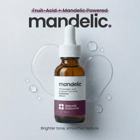 Natural Outcome dropper dispensing clear serum for precise dosing