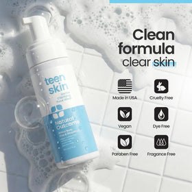 natural outcome bottle placed on bathroom shelf demonstrating daily use benefit