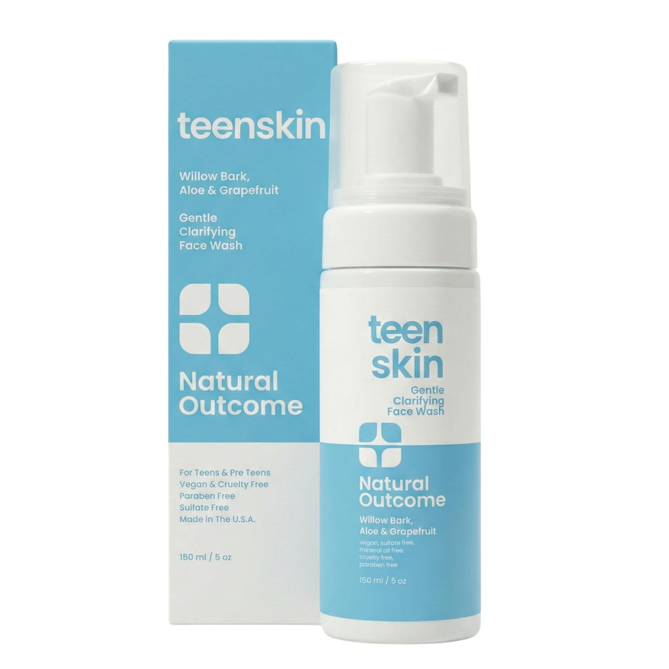 natural outcome front packaging showing 5 oz bottle and clear label benefit