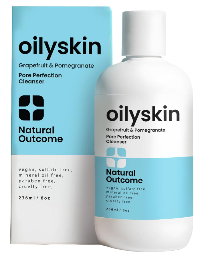 natural outcome front packaging 8oz showing clean pump and label benefit