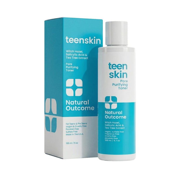 natural outcome front packaging showing clear toner benefits