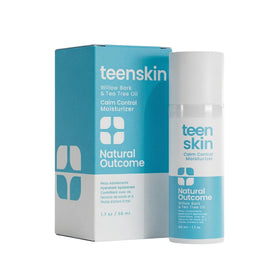 natural outcome front packaging showing 1.7 oz moisturizer and brand clarity