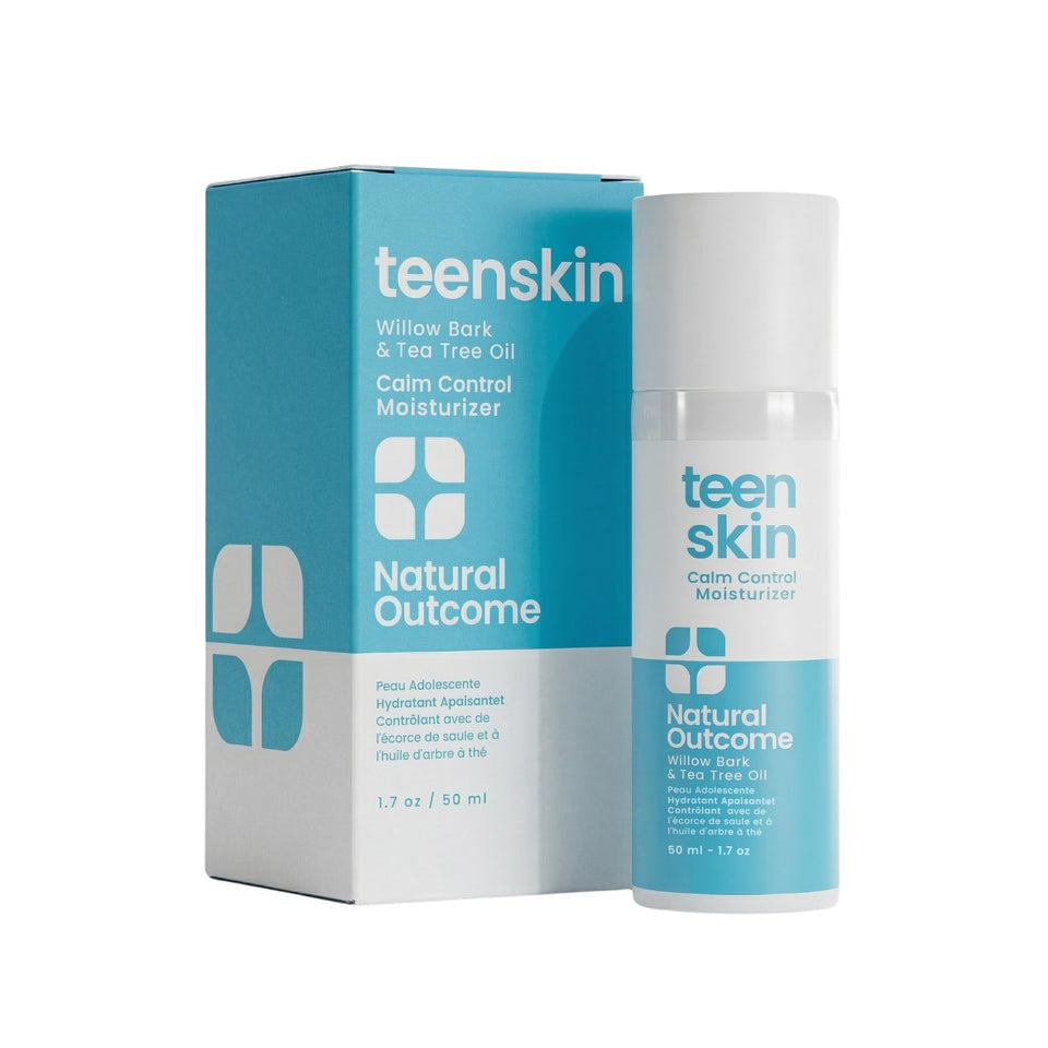 natural outcome front packaging showing 1.7 oz moisturizer and brand clarity