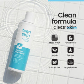 natural outcome toner placed by sink as part of daily routine