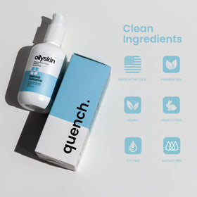 natural outcome bottle in hand for scale, compact 4 oz travel-friendly benefit