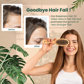 Natural Riches applied during scalp massage promoting circulation benefit