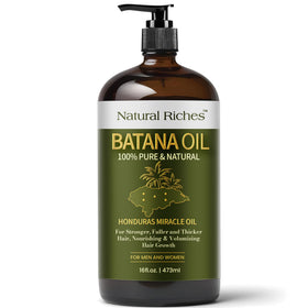 Natural Riches bottle in a bathroom setting showing everyday routine benefit