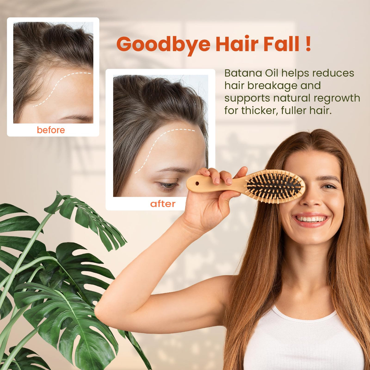 Natural Riches scalp massage with oil demonstrating improved scalp nourishment