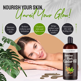 Natural Riches used on brows and lashes with clean spoolie for gentle conditioning