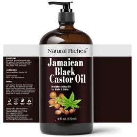 Natural Riches oil poured to reveal rich texture and moisturizing benefit