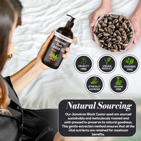 Natural Riches massaged into dry skin to deliver deep hydration