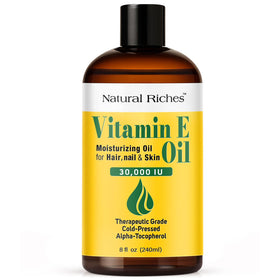 Natural Riches front bottle showing label and 8 fl oz size for easy identification and trust