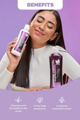 Natural Sant duo kit box layout demonstrating both shampoo and leave-in set