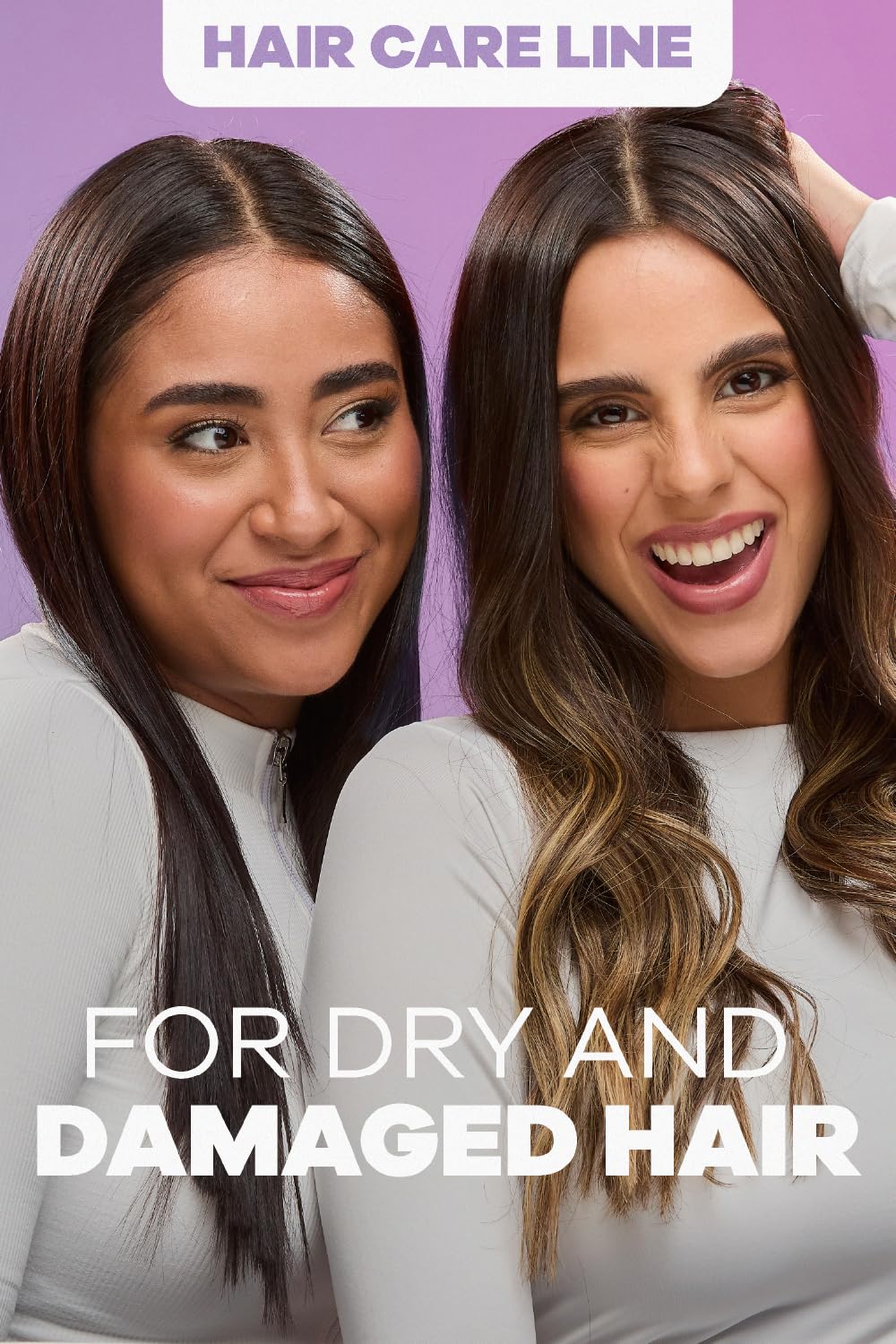Natural Sant lifestyle straight hair after use showing sleek, frizz-free finish