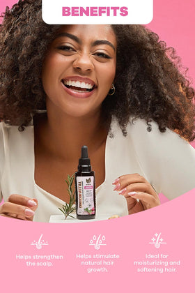 Natural Sant serum texture on palm highlighting lightweight absorption benefit