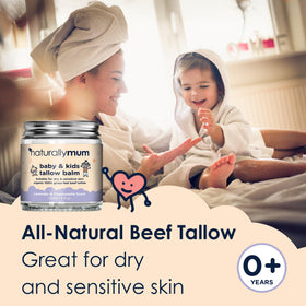 NaturallyMum balm applied on hand demonstrating smooth spread and quick hydration