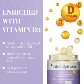 NaturallyMum cream being massaged into hands demonstrating easy absorption and relaxation