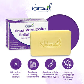 naturasil rich lather foam on skin illustrating effective cleansing and topical contact benefit
