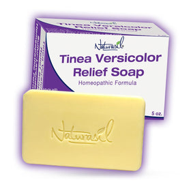 Naturasil front packaging showing the 5 oz sulfur soap and benefits