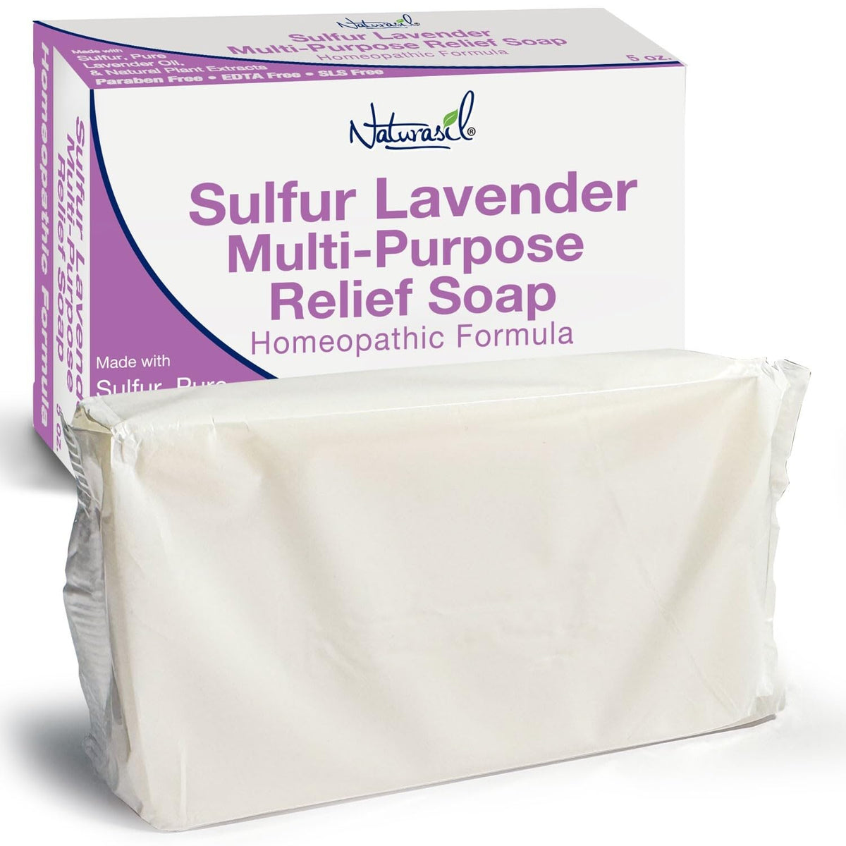 Naturasil soap lather showing gentle foam for cleansing