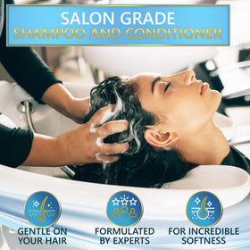 NATURAVIS conditioner application smoothing strands for shine