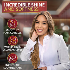 NATURAVIS rich lather texture on wet hair illustrating gentle cleansing and smoothing