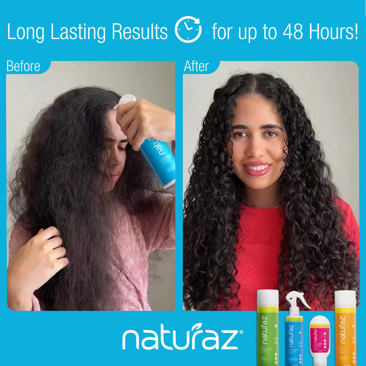 Naturaz on braids and locs demonstrating safe use on protective styles