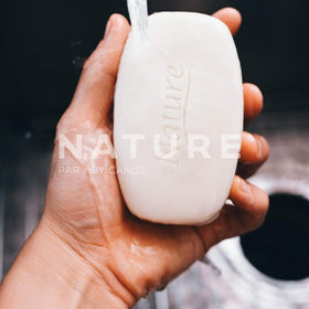 Nature by Canus side profile of the 5 oz bar showing texture