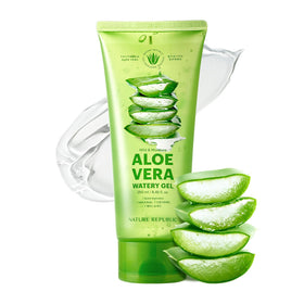 Nature Republic aloe gel tube front view showing label and size for quick identification and reassurance