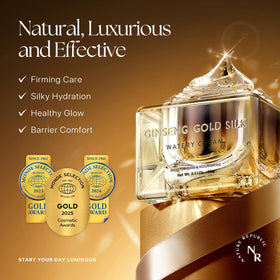 Nature Republic open jar showing watery cream texture and fast absorption benefit