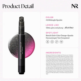 Nature Republic lifestyle evening look adding radiant lip sparkle