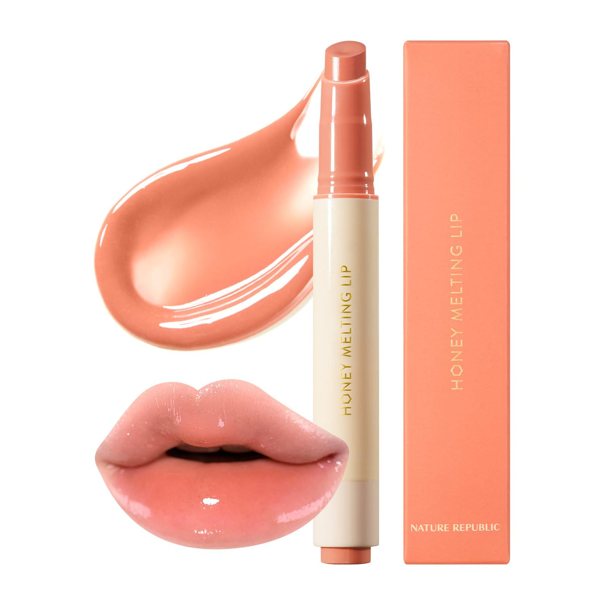 Nature Republic front packaging showing apricot hydrating tint benefit