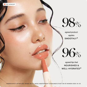Nature Republic close-up of stick texture showing smooth gloss hydration