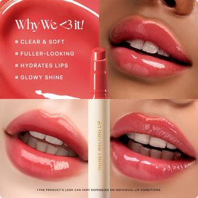 Nature Republic honey melting lip open cap showing click-up bullet for easy use