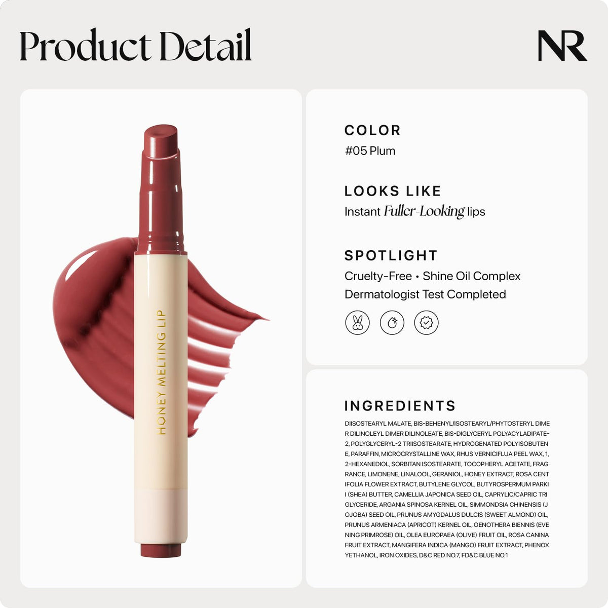 Nature Republic alongside honey jar showing nourishing ingredient benefits