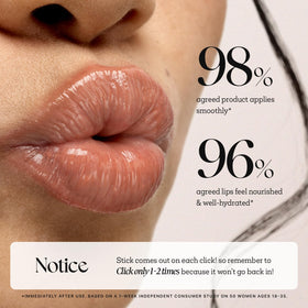 Nature Republic open cap and twist mechanism demonstrated for single-click extension