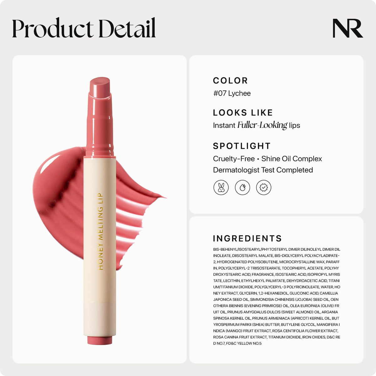 Nature Republic clickable mechanism open to show hygienic design