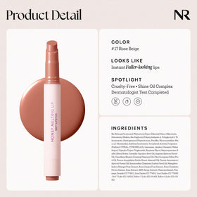 Nature Republic packaging label close-up showing shade name and formula details