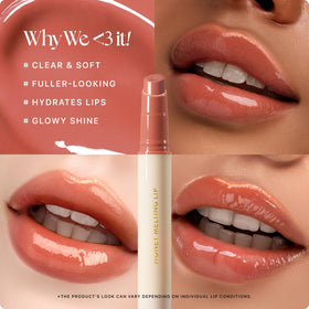 Nature Republic swatches of shade 06 COCO on skin, demonstrating flattering warm brown-rose tint