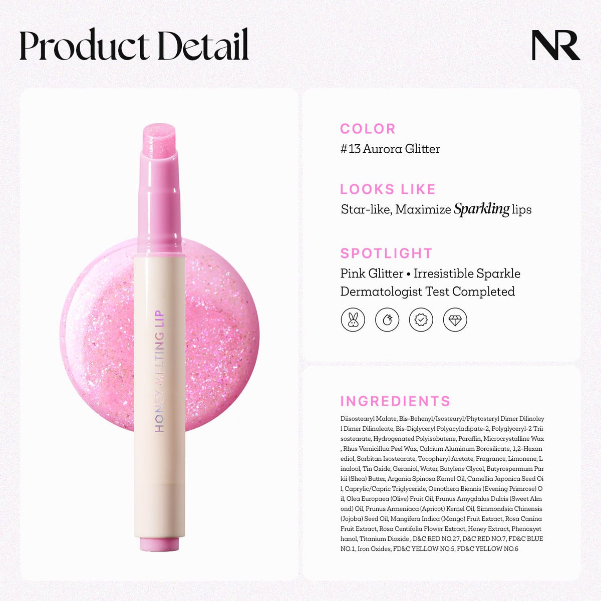 Nature Republic next to coin for size comparison and travel-friendly benefit